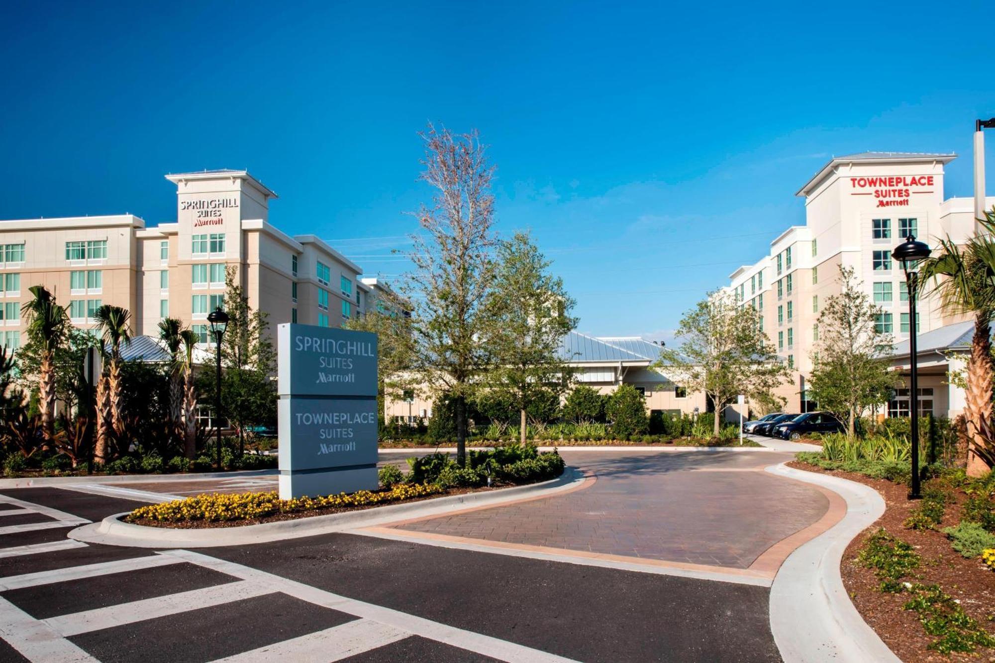 Springhill Suites By Marriott Orlando At Flamingo Crossings Town Center-Western Entrance Exterior photo